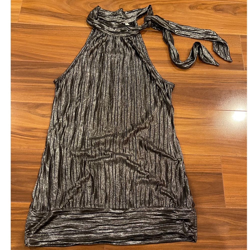mock neck tank top